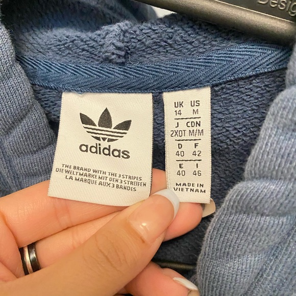 Adidas Originals Cropped Hoddie - Picture 3 of 4